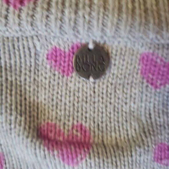 Heart print crewneck sweater - Picture 6 of 8